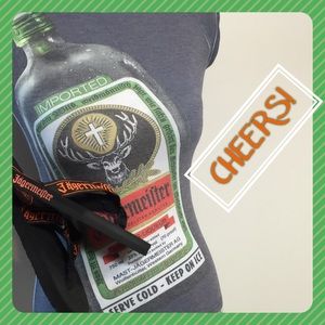 ⚡️SALE⚡️Jägermeister🍻PARTY BUNDLE🍹HOT! Tee+🆕Flip Flops Super Cute RARE Top